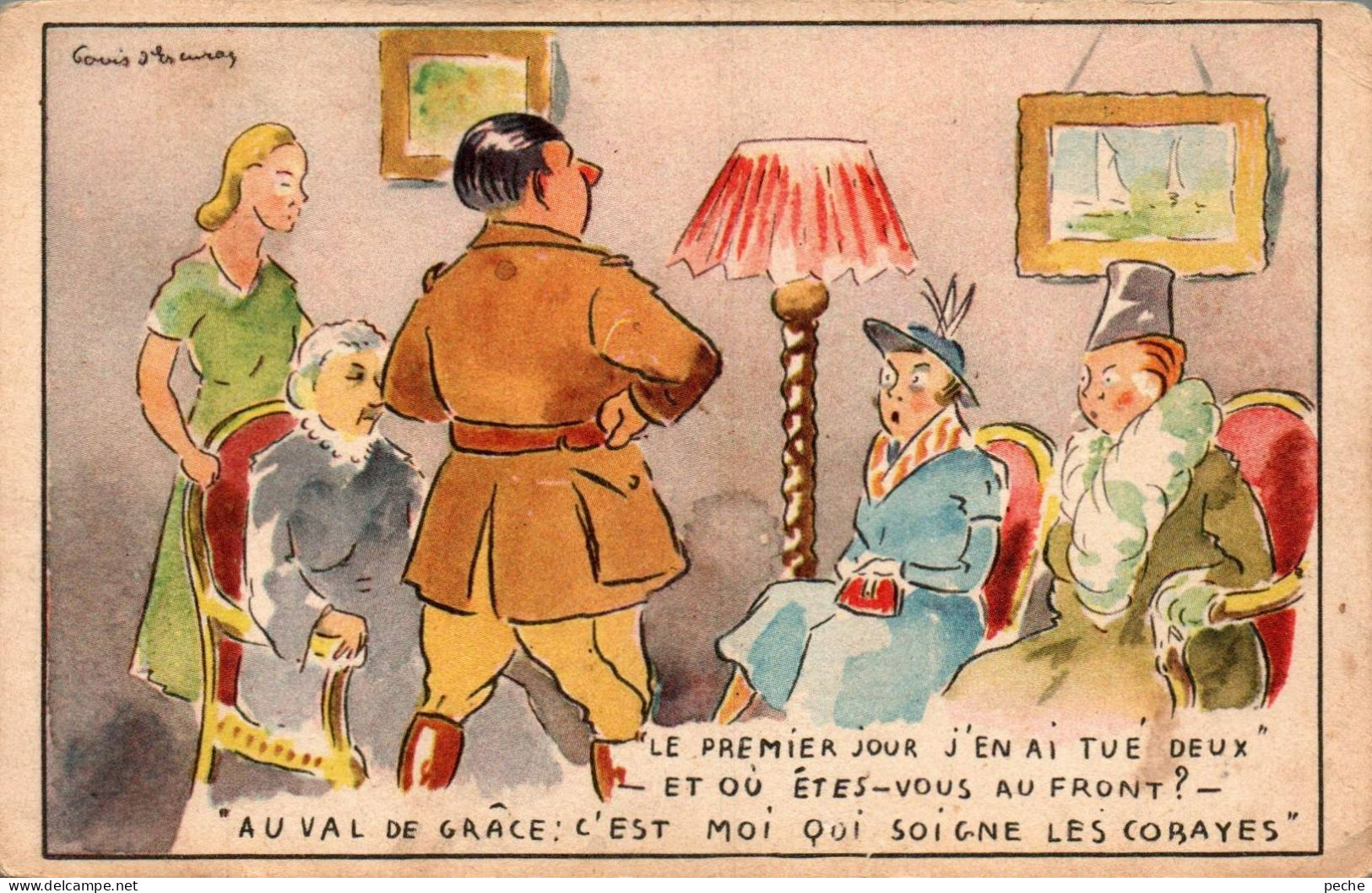 N°1058 W -cpa Illustrateur Humoristique Louis D'Escuray- - Humour