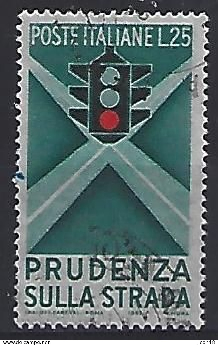 Italy 1957  Sicherheit Im Strassenverkehr (o) Mi.991 - 1946-60: Usati