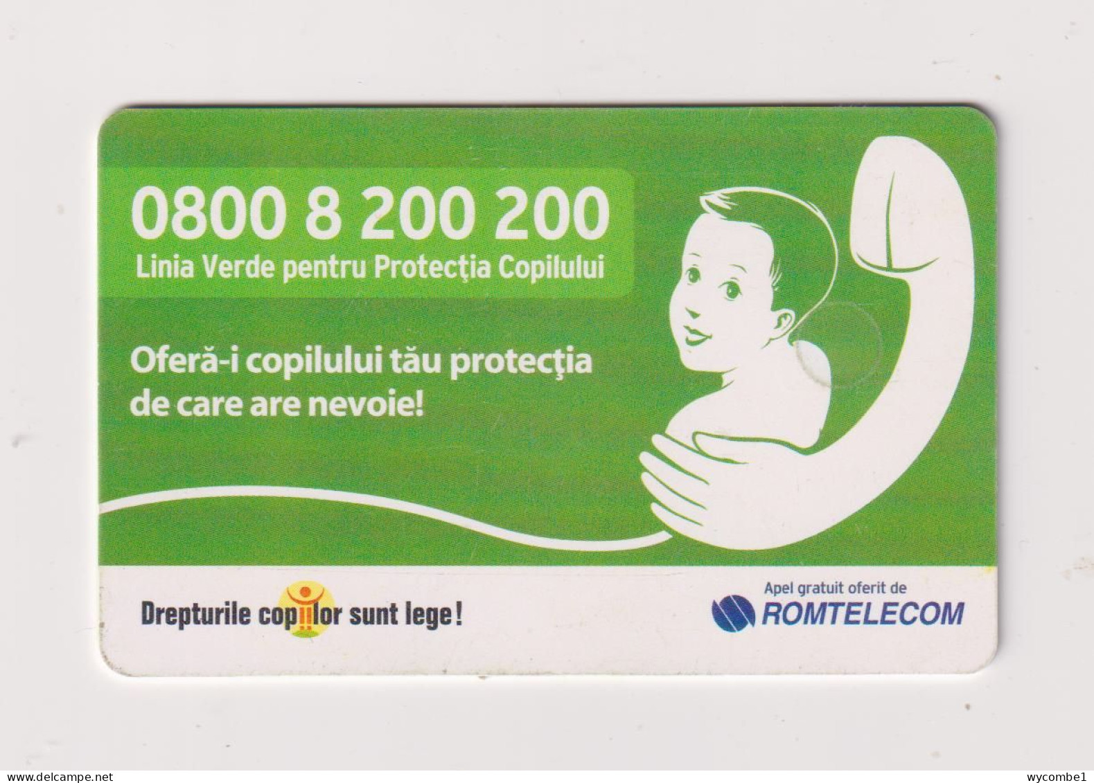 ROMANIA - Child Protection Chip  Phonecard - Roemenië