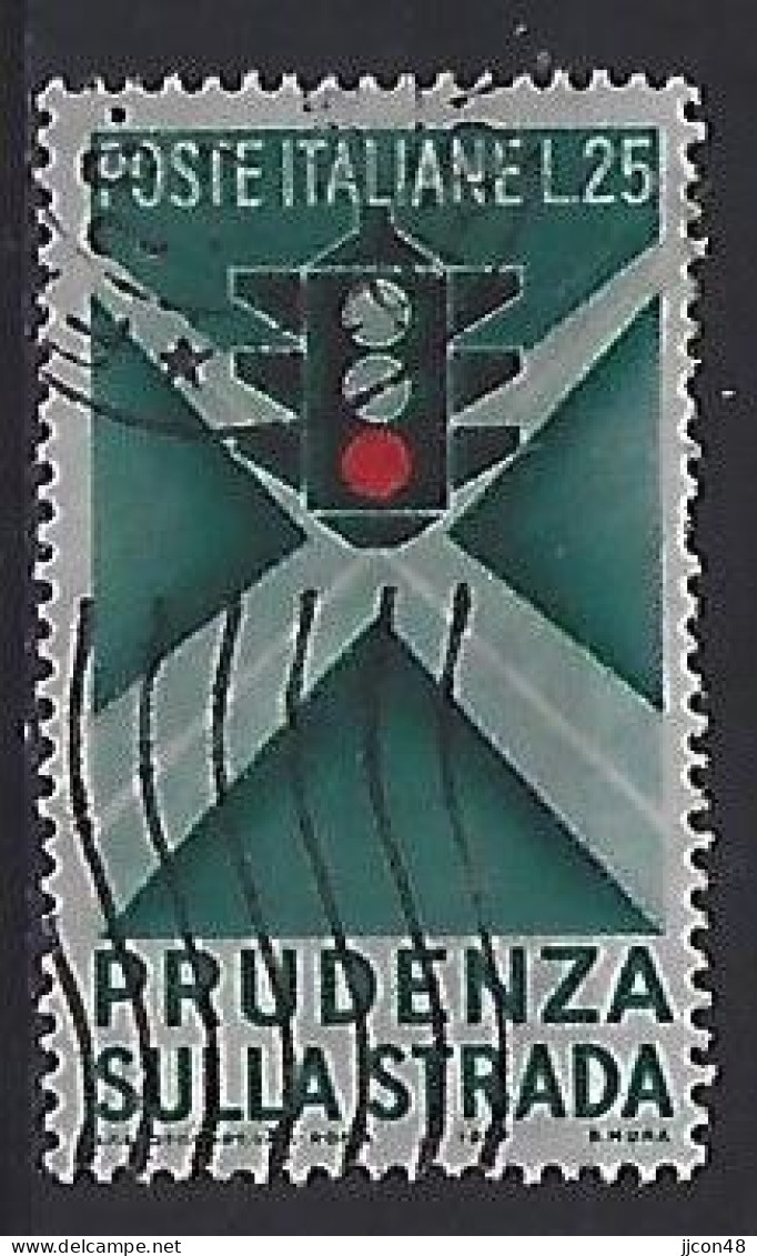 Italy 1957  Sicherheit Im Strassenverkehr (o) Mi.991 - 1946-60: Used