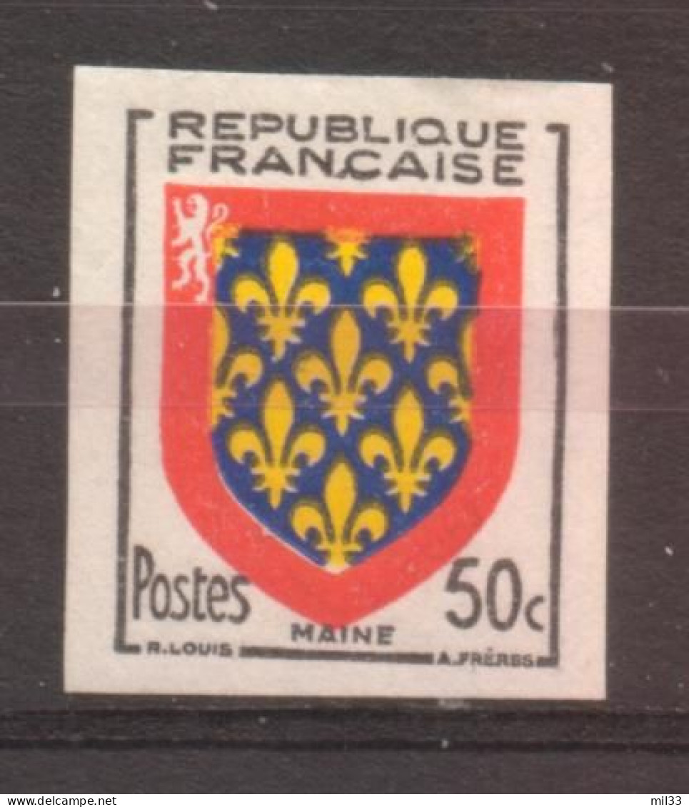 Série Blasons Provinces Maine YT 999 De 1954 Sans Trace De Charnière - Unclassified