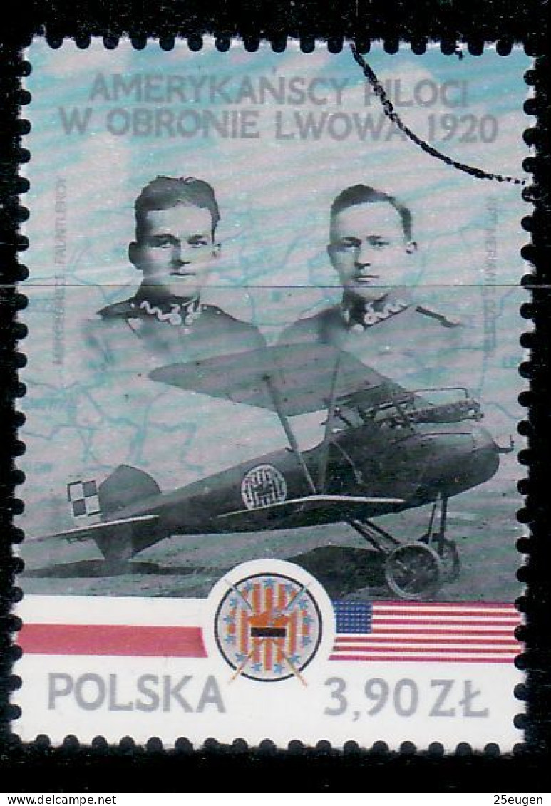 POLAND 2023  AMERICAN PILOTS IN DEFENCE OF LWÓW 1920  USED - Gebruikt