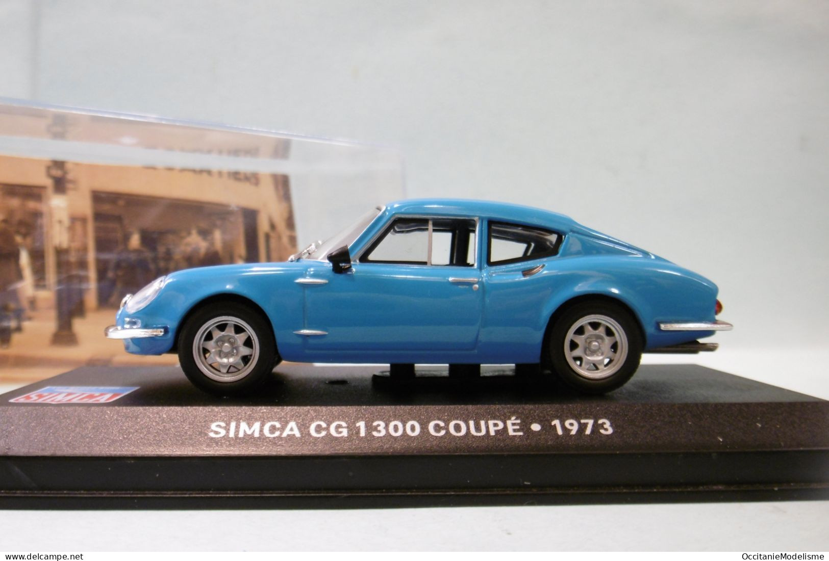 Altaya / Ixo - SIMCA CG 1300 Coupé 1973 Bleu BO 1/43 - Andere & Zonder Classificatie