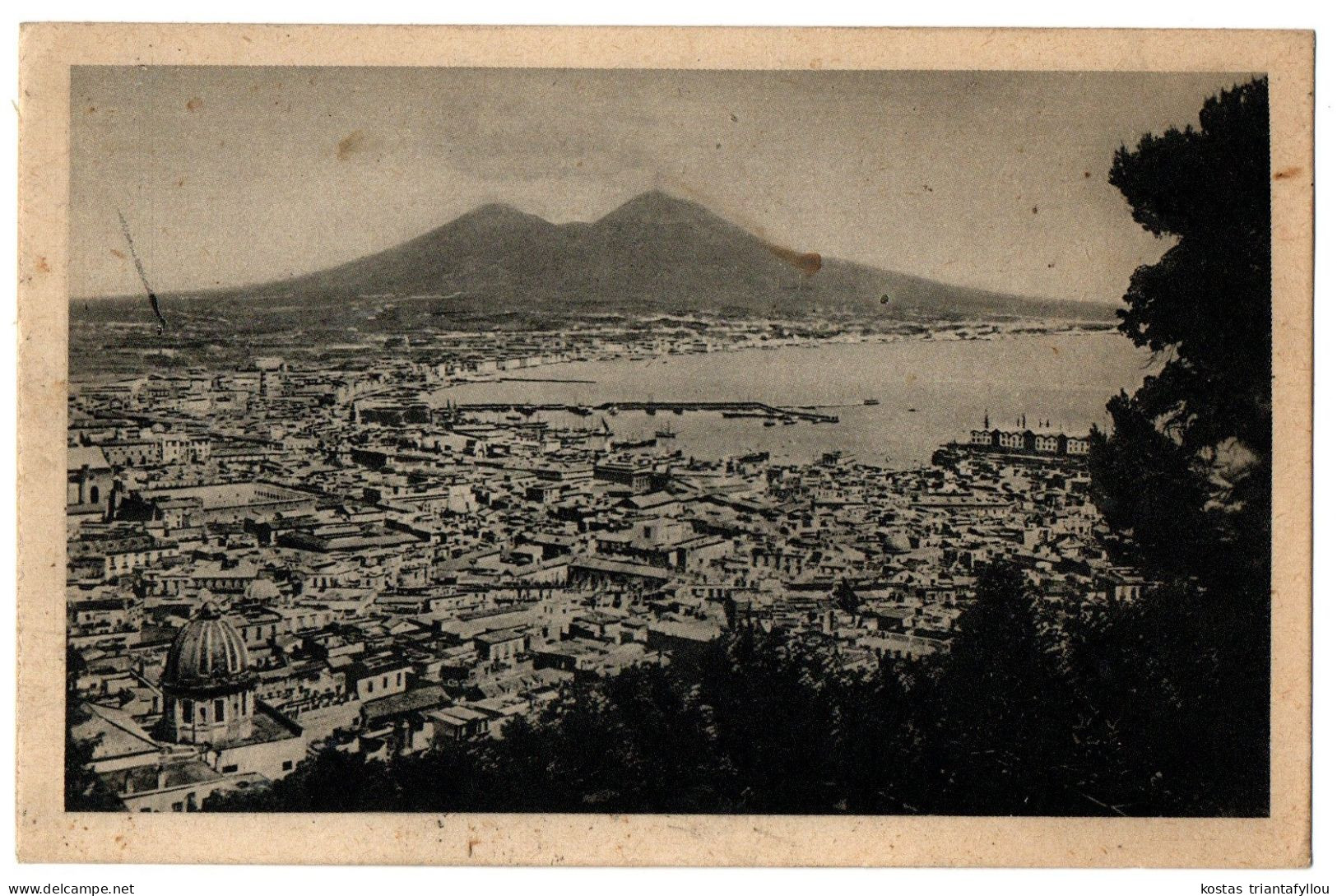 1.7.9 ITALY, NAPOLI, PRESO DA VILLA TOLENTINO, PANORAMIC VIEW POSTCARD - Napoli (Naples)