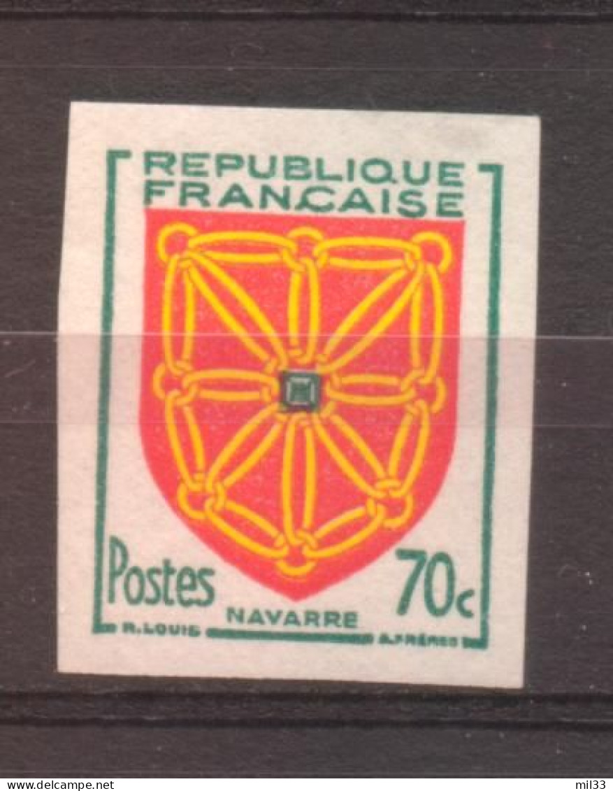 Série Blasons Provinces Navarre YT 1000 De 1954 Sans Trace De Charnière - Non Classés