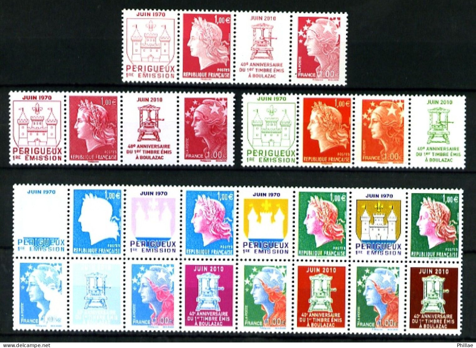 4459 / 4472 - 40° Anniversaire De L'imprimerie De Boulazac - Complet - Neufs N** - TB - Unused Stamps