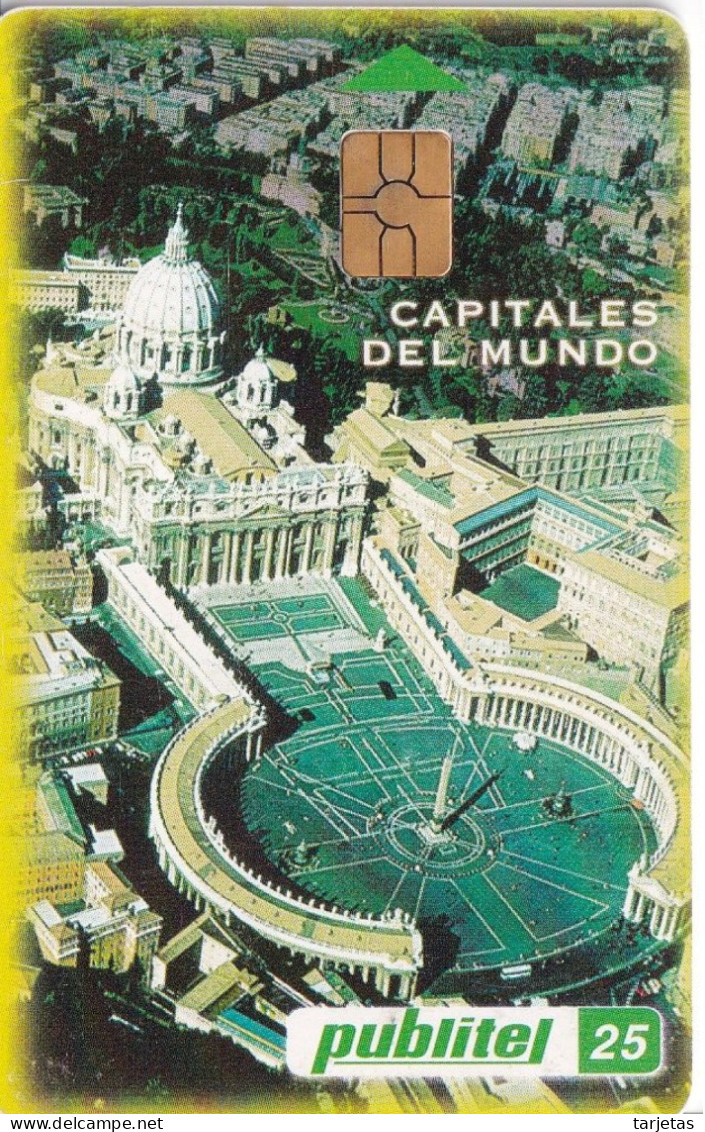 TARJETA DE EL SALVADOR DE CAPITALES DEL MUNDO - CIUDAD DEL VATICANO - Salvador