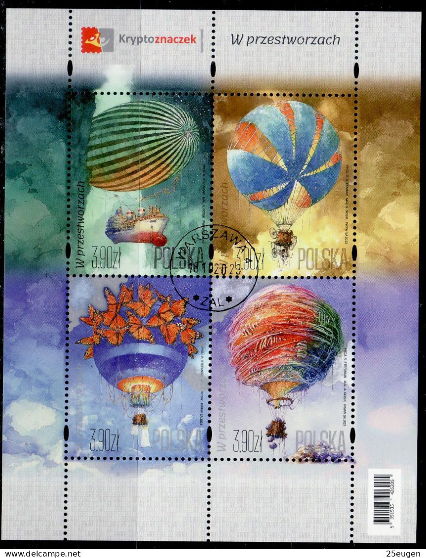 POLAND 2023 IN THE SKIES USED - Used Stamps