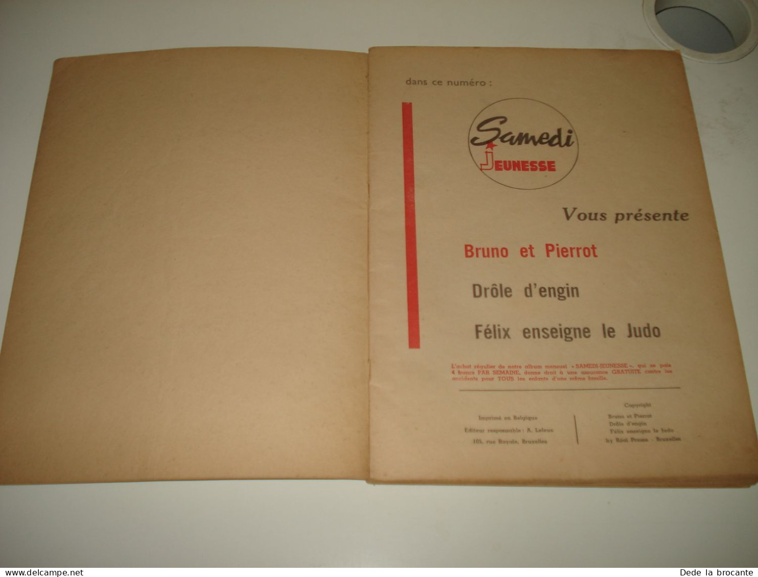 C55   / Samedi Jeunesse N° 65 -  Félix Tillieux - E.O De 1963 - Samedi Jeunesse