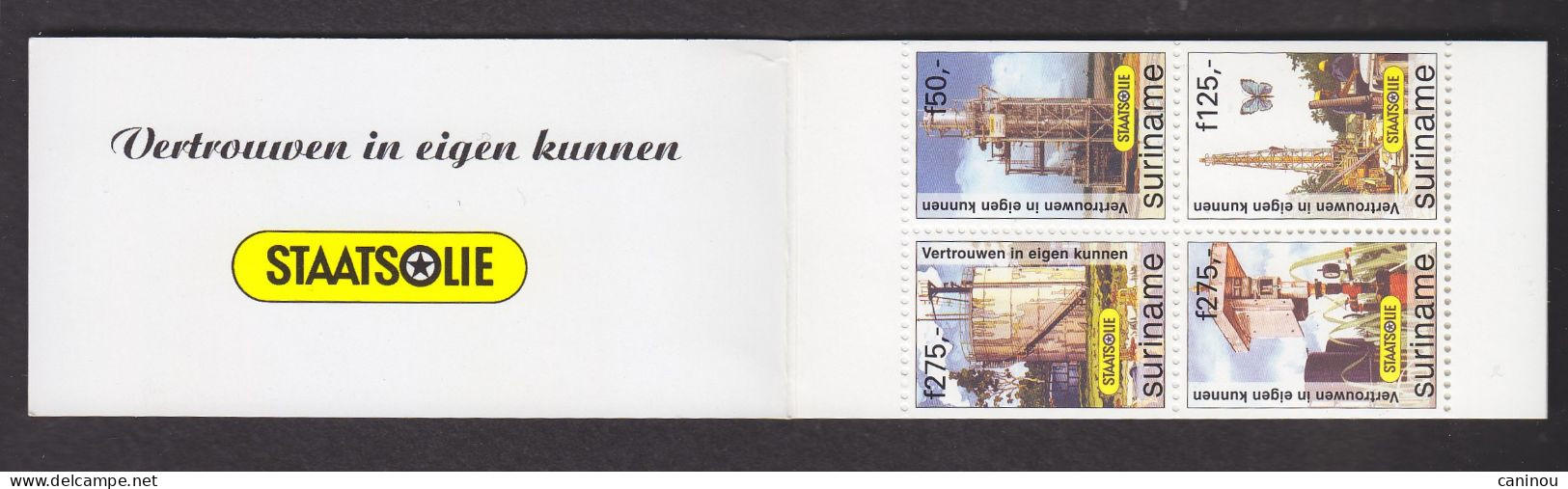 SURINAM CARNET RAFFINERIE PETROLE 1997 Y & T  1450 NEUF SANS CHARNIERE - Surinam