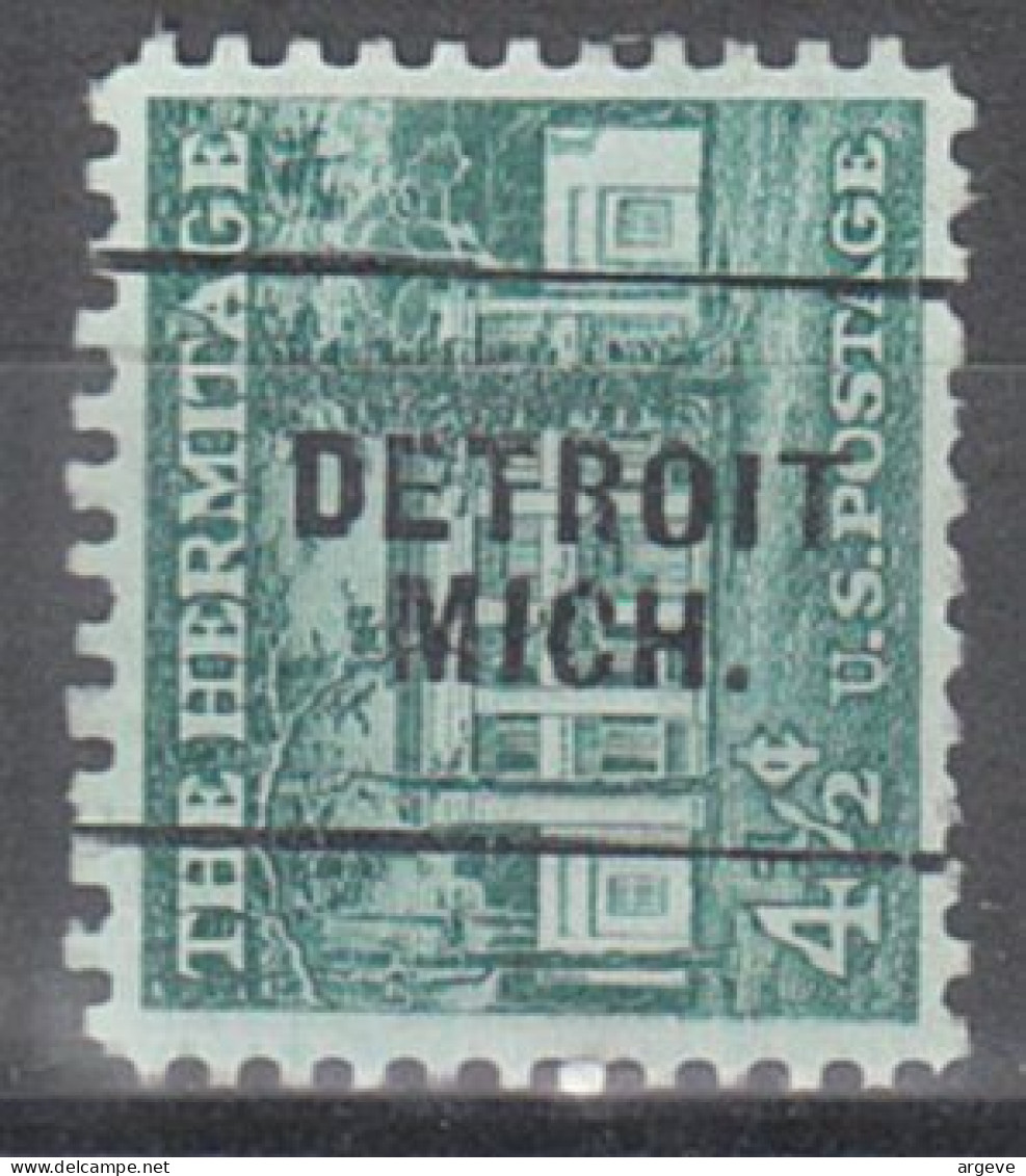 USA Precancel Vorausentwertungen Preo Locals Michigan, Detroit 271 - Precancels