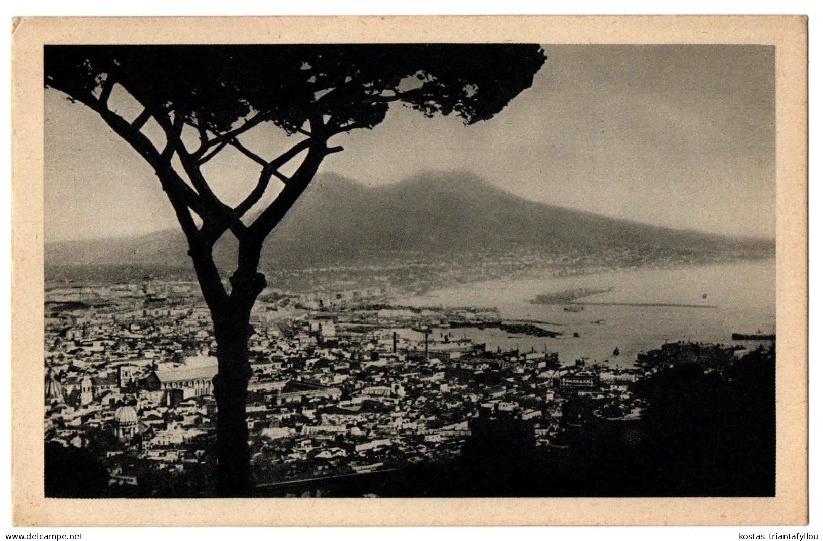 1.7.10 ITALY, NAPOLI, PRESO DA S. MARTINO, PANORAMIC VIEW POSTCARD - Napoli