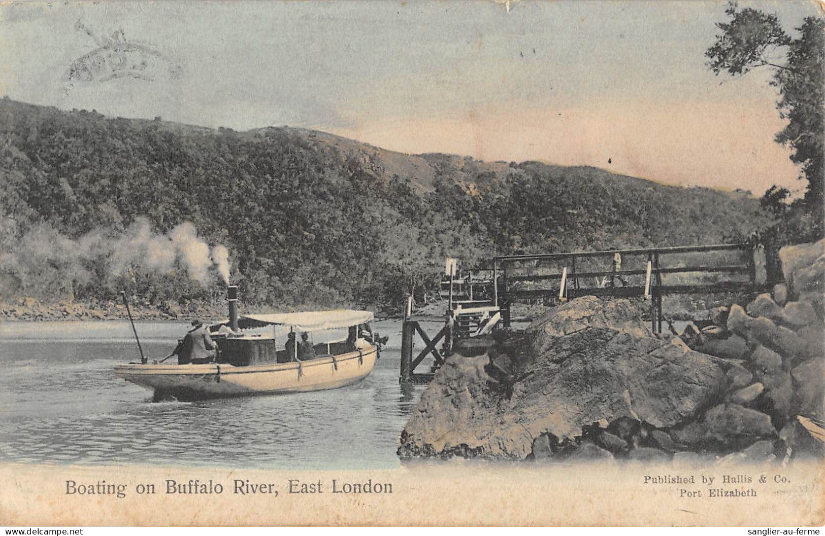 CPA / AFRIQUE DU SUD / BOATING ON BUFFALO RIVER / EAST LONDON - Afrique Du Sud