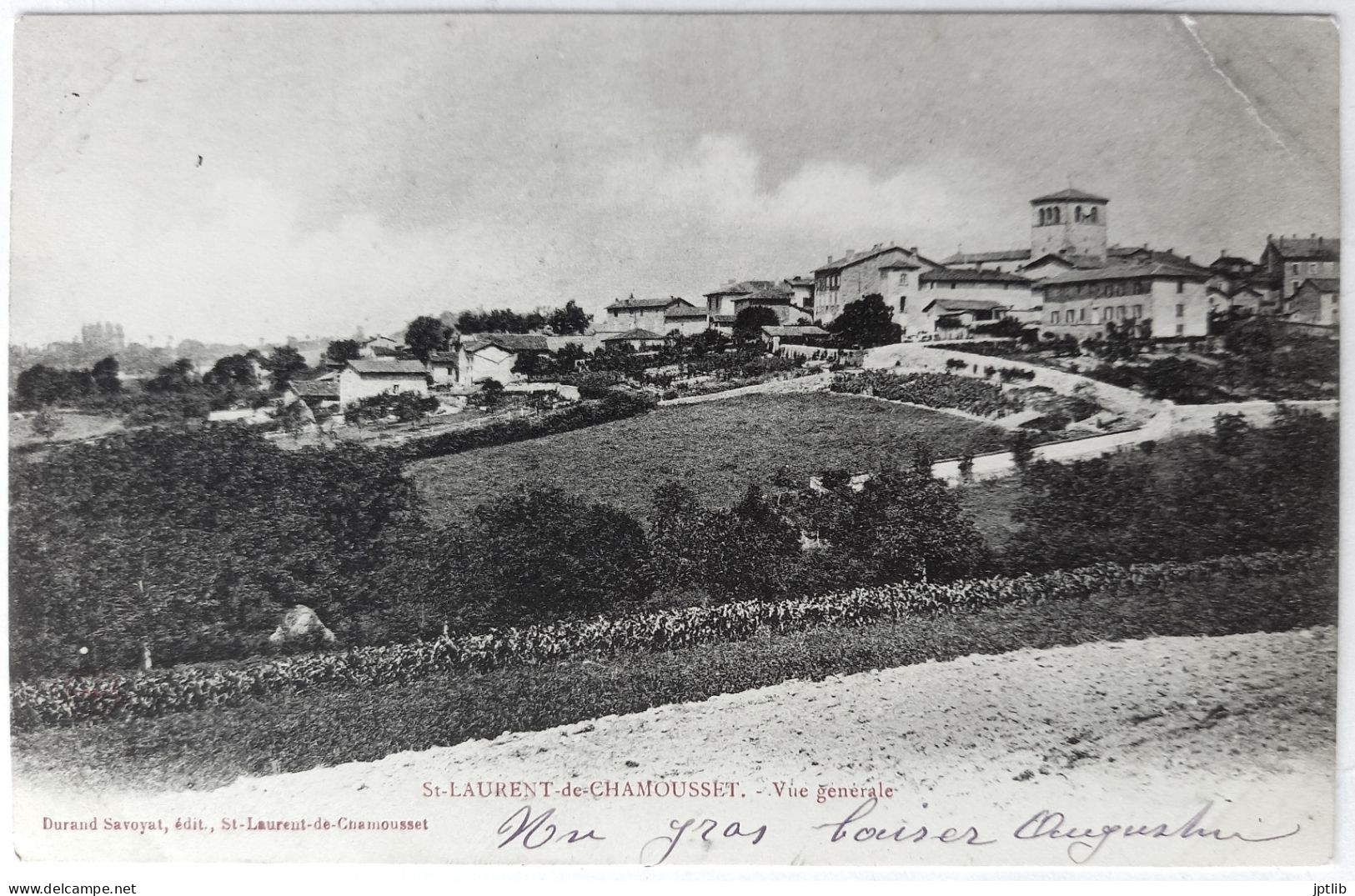 CPA Carte Postale / 69 Rhône, St Ou Saint-Laurent-de-Chamousset / Durand Savoyat, Édit. / Vue Générale. - Saint-Laurent-de-Chamousset