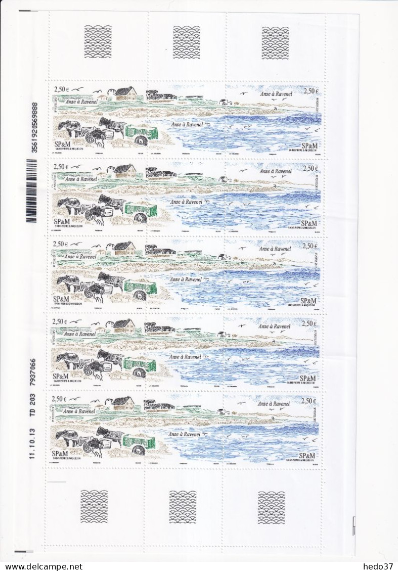 St Pierre Et Miquelon Ensemble De Timbres En Feuilles - 50% Sous Faciale - Neufs ** Sans Charnière - TB - Nuevos