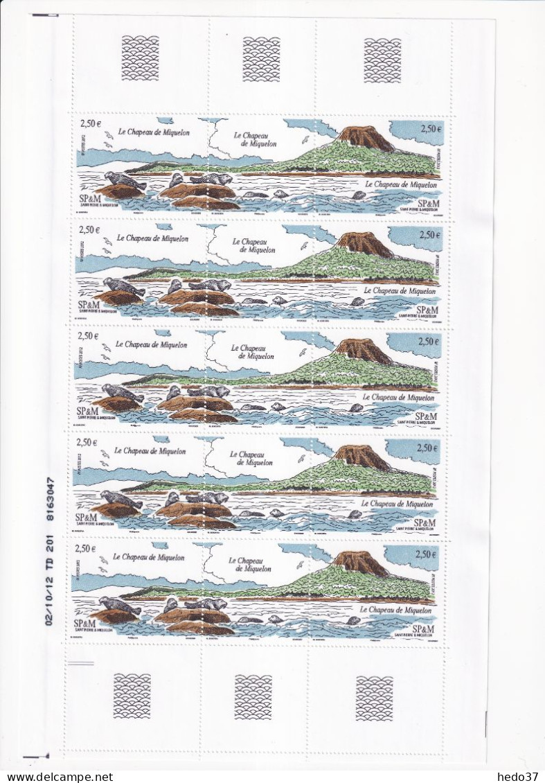 St Pierre Et Miquelon Ensemble De Timbres En Feuilles - 50% Sous Faciale - Neufs ** Sans Charnière - TB - Nuevos