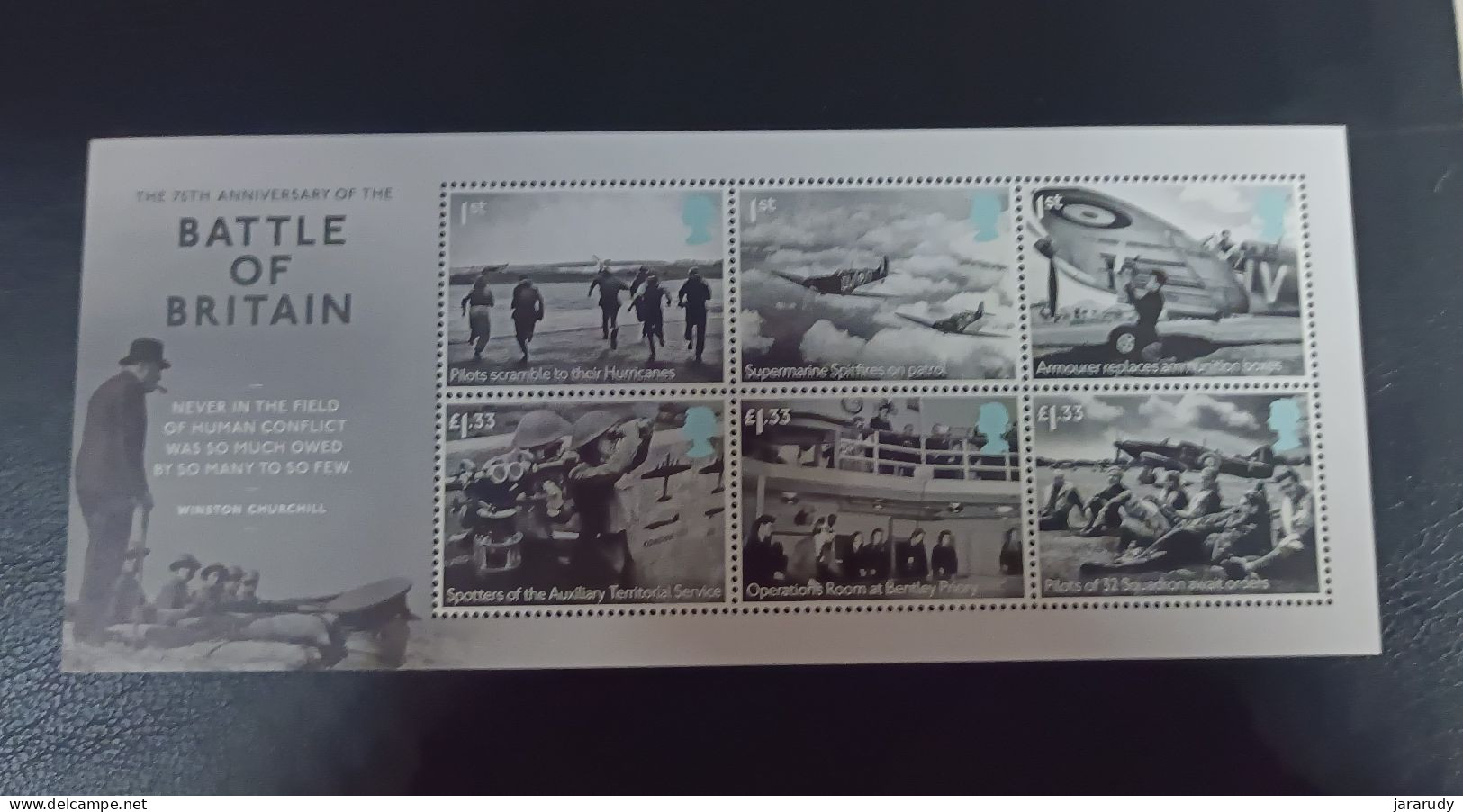 GRAN BRETAÑA II GM Yv F 4180 MNH - Hojas Bloque