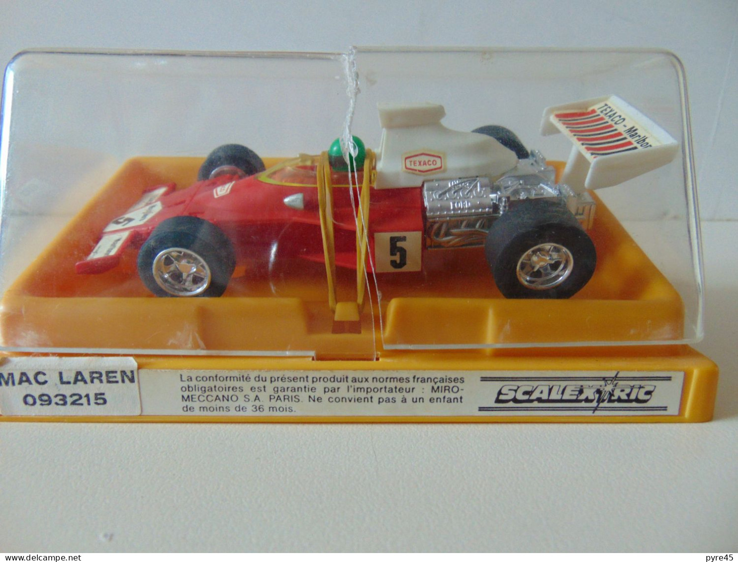 Voiture Pour Circuit " Mc Laren Marlboro F1 " Dans Sa Boite, Circuit S - Antikspielzeug