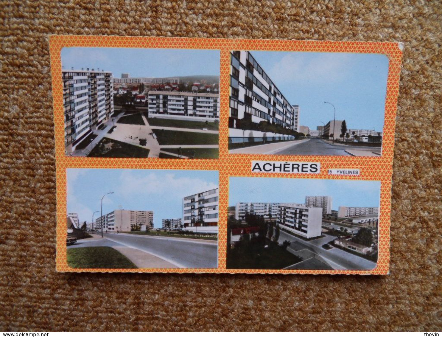 KB10/1075-Achères Multivues 1972 - Acheres