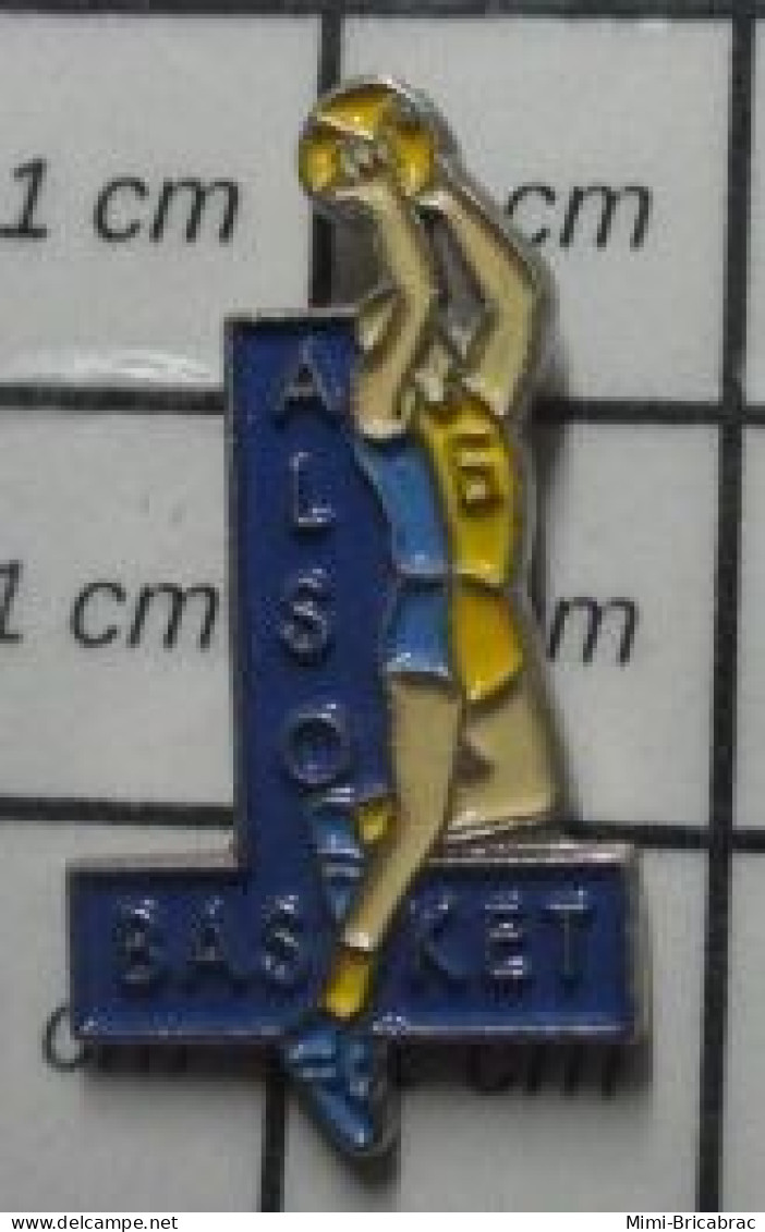 1618c Pin's Pins / Beau Et Rare / SPORTS / CLUB ALSO BASKET - Pallacanestro