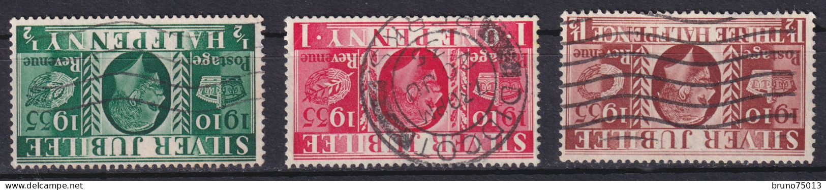 YT 201a/204a Type II Fil Renversé / Wmk Inverted - Used Stamps