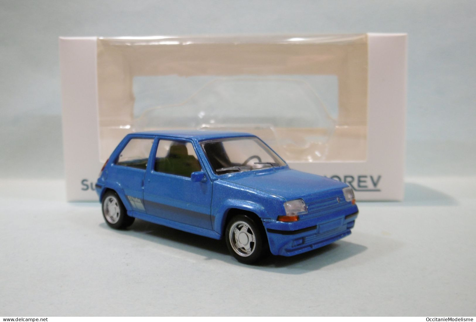 Norev Jet-Car - RENAULT SUPERCINQ GT TURBO 1988 Bleu Youngtimers Neuf NBO 1/43 - Norev