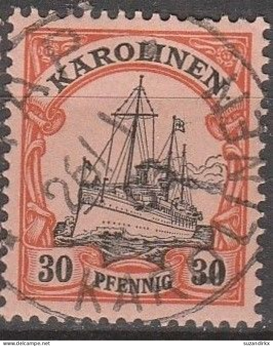 Karolinen    .    Michel   .   12      .     O     .      Gestempelt - Caroline Islands