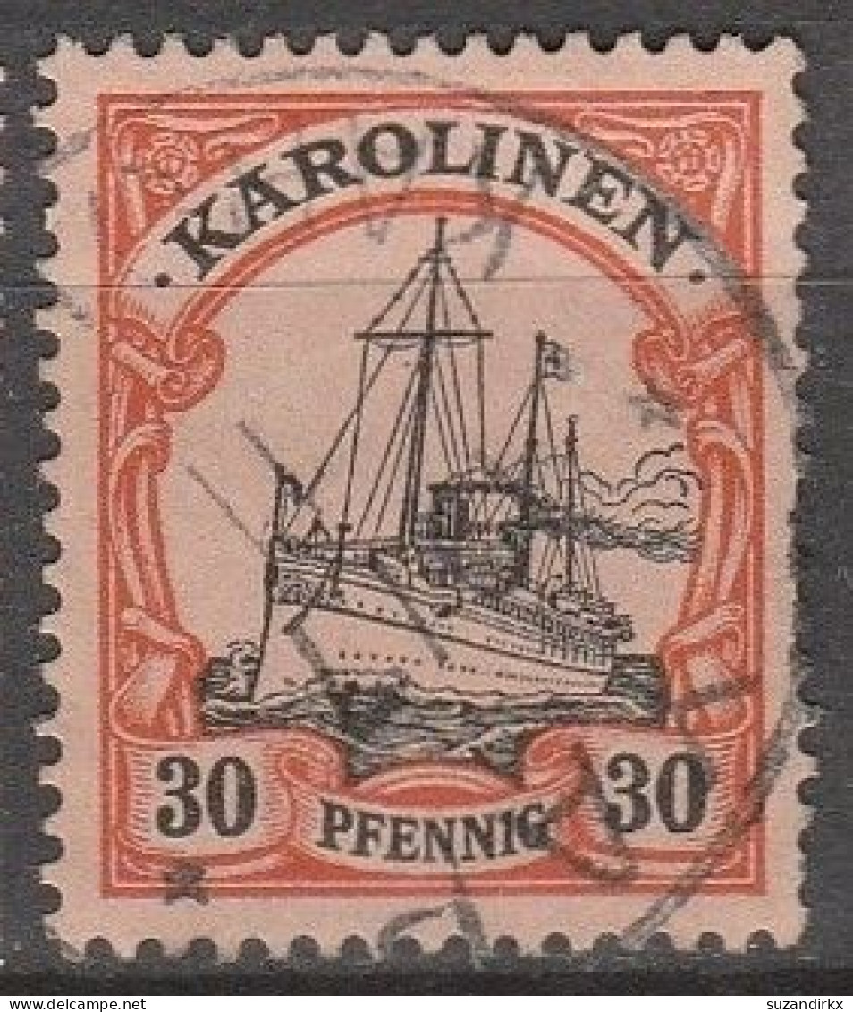 Karolinen    .    Michel   .   12      .     O     .      Gestempelt - Isole Caroline