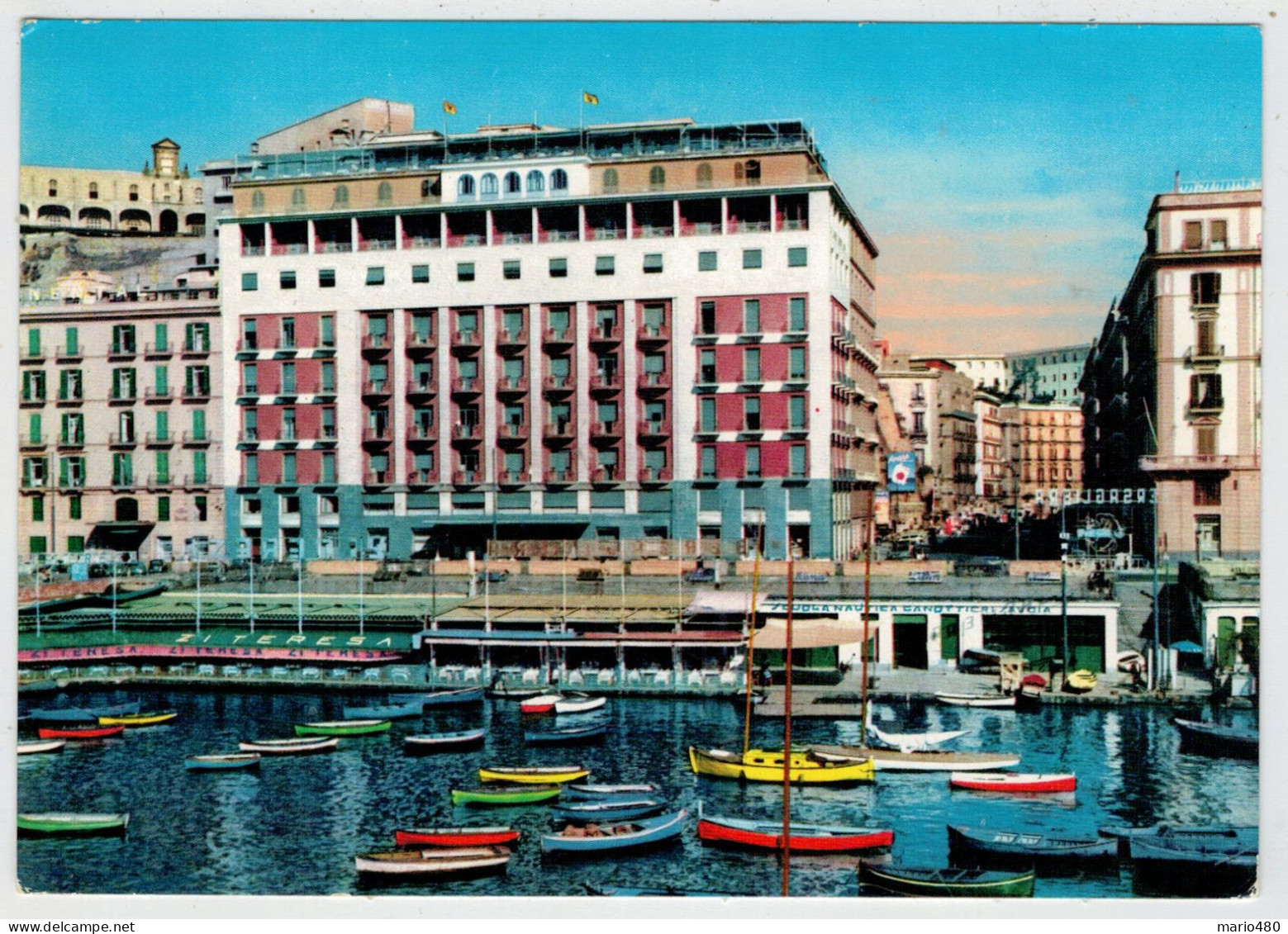 NAPOLI   HOTEL  VESUVIO  E  RISTORANTI     (VIAGGIATA) - Napoli (Napels)