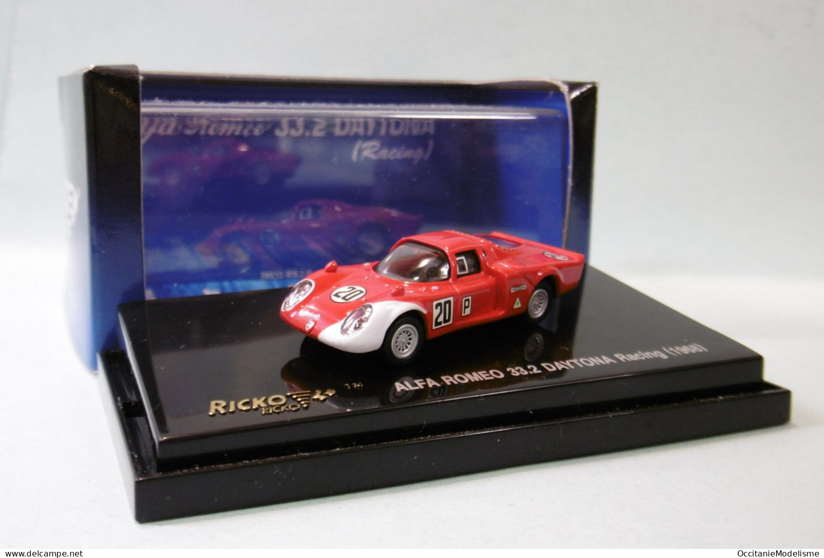 Ricko - ALFA ROMEO 33.2 Daytona Racing 1968 Réf. 38832 BO HO 1/87 - Road Vehicles