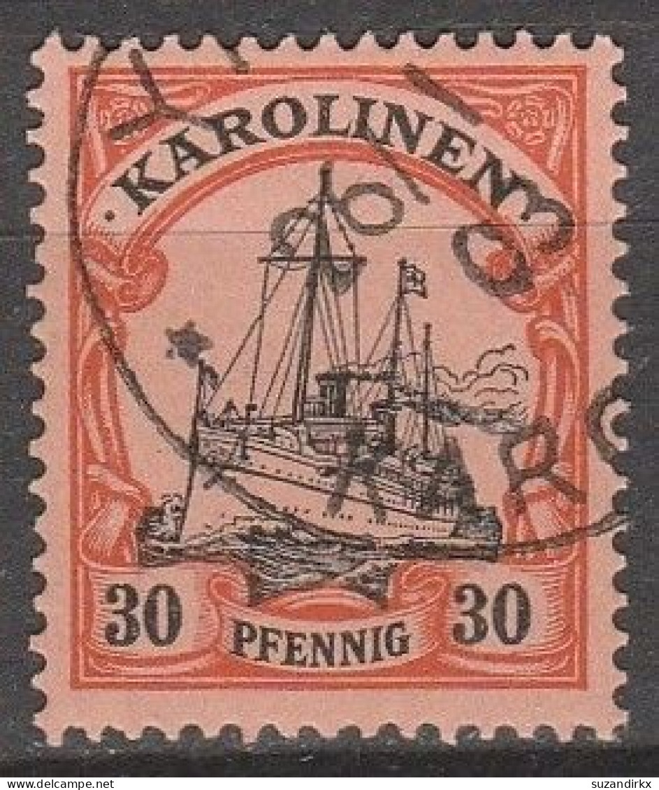 Karolinen    .    Michel   .   12      .     O     .      Gestempelt - Isole Caroline