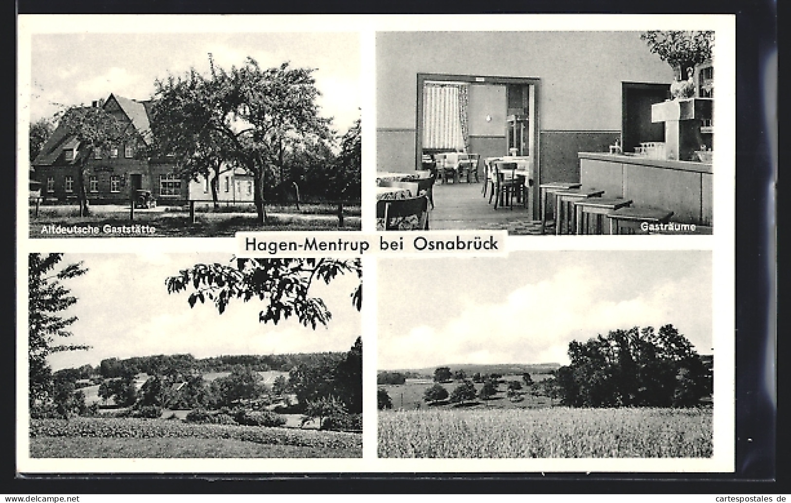AK Hagen-Mentrup Bei Osnabrück, Altdeutsche Gaststätte, Bes. Paul Buller  - Osnabrück