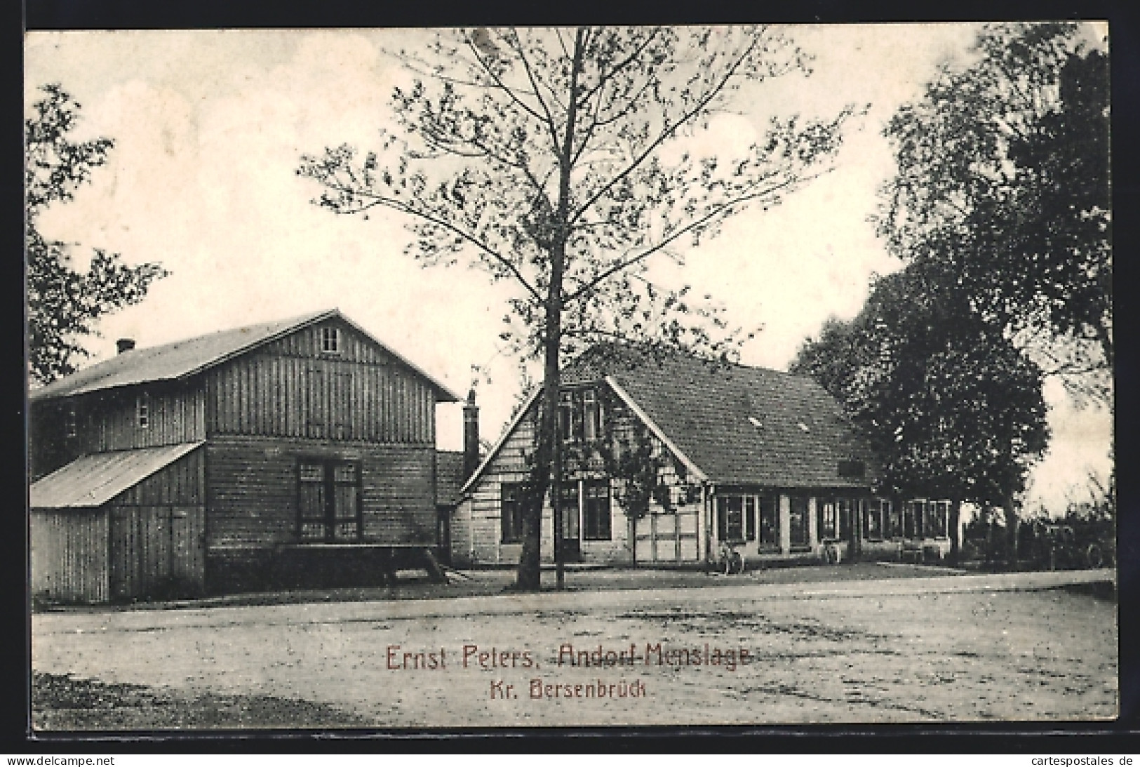 AK Andorf-Menslage /Kr. Bersenbrück, Gasthaus Von Ernst Peters  - Autres & Non Classés