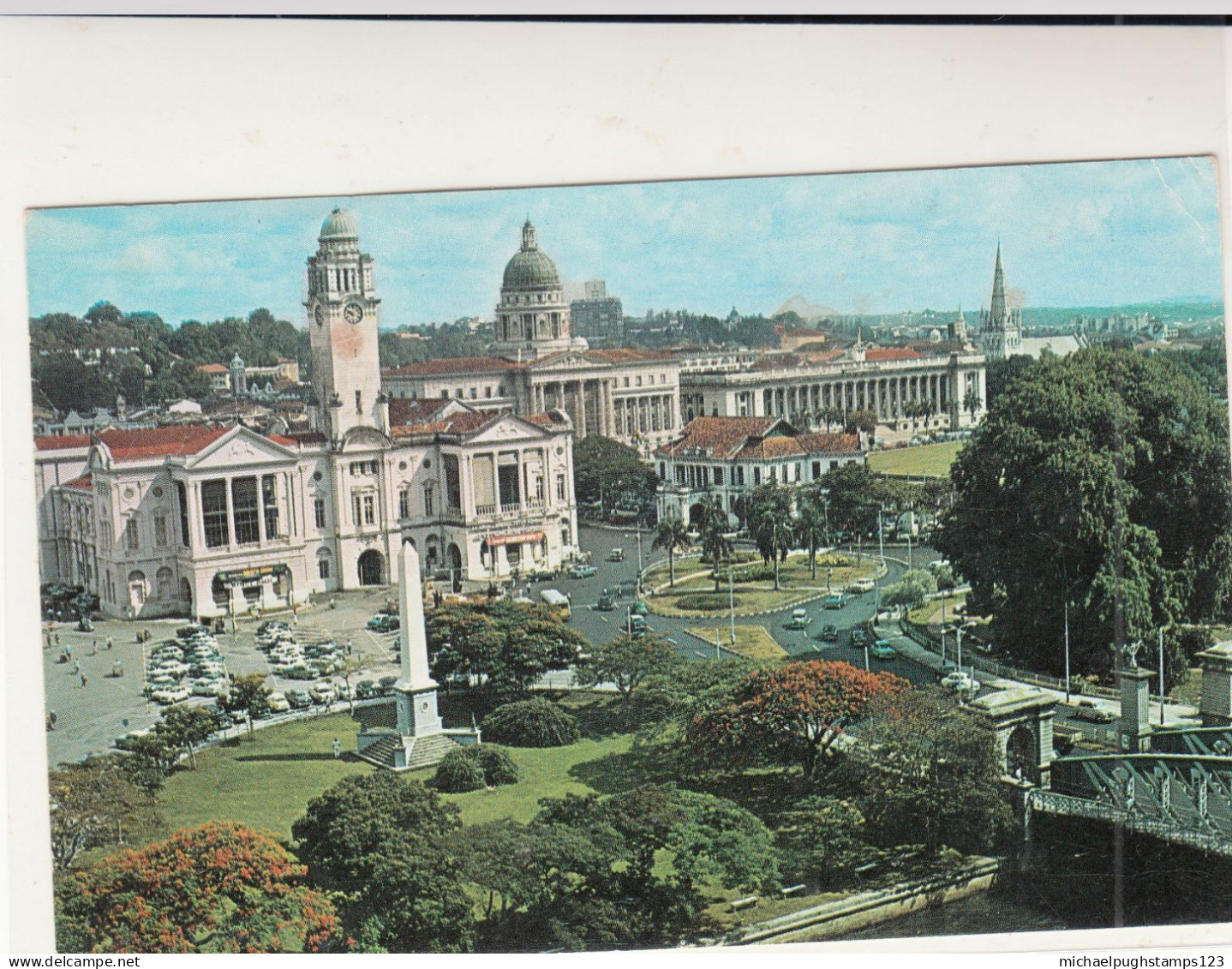 Singapore / Airmail / Airport Postmarks / Empress Place Postcards - Singapore (1959-...)