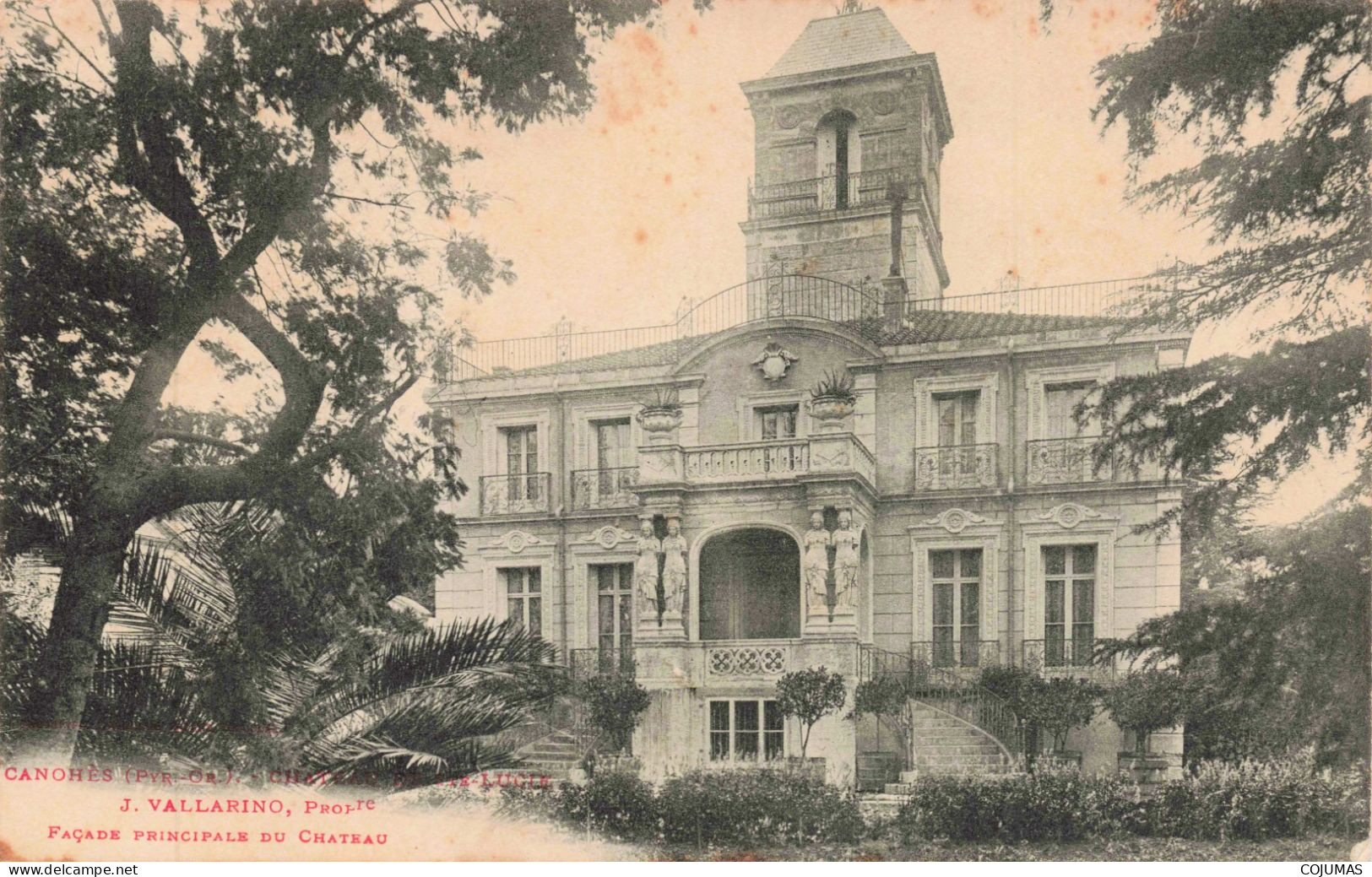 66 - CANOHES _S28435_ J. Vallarino Prop - Façade Principale Du Château - Autres & Non Classés