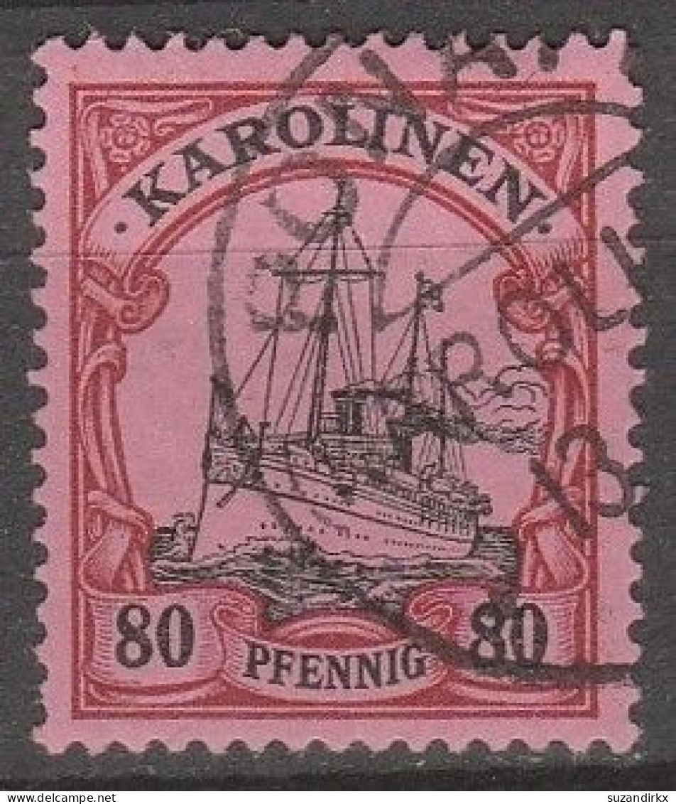 Karolinen    .    Michel   .   15      .     O     .      Gestempelt - Isole Caroline