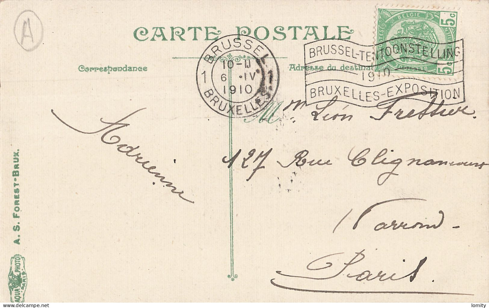 déstockage lot 33 cartes postales CPA Belgique Bruxelles