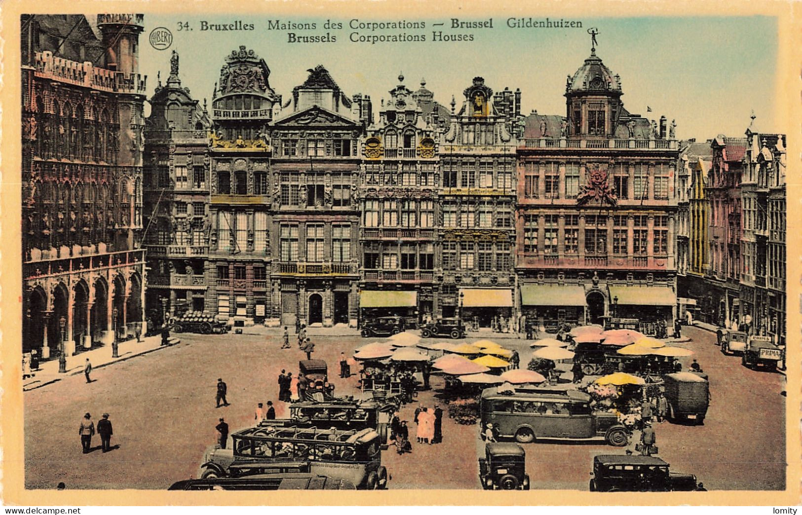 déstockage lot 33 cartes postales CPA Belgique Bruxelles