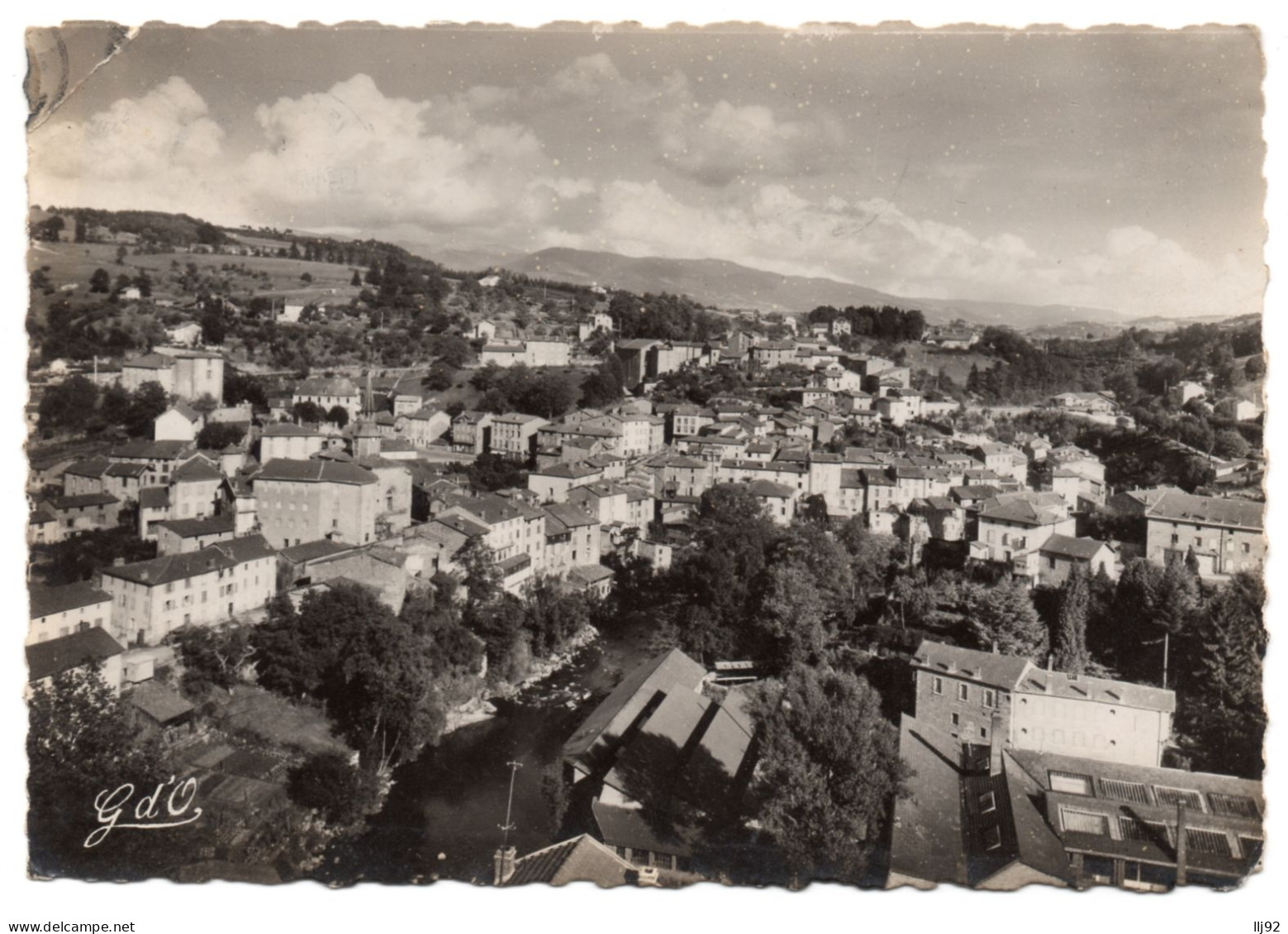 CPSM GF 63 - OLLIERGUES (Puy De Dôme) - 267. Vue Générale - Olliergues