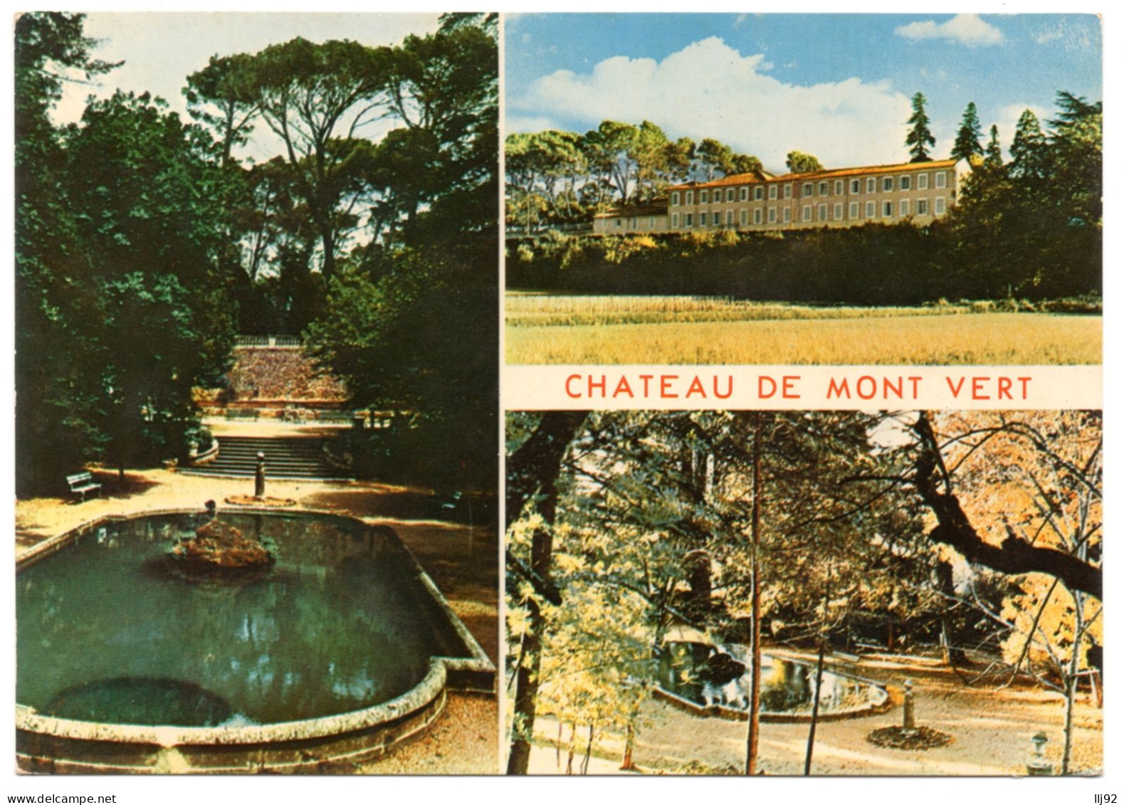 CPSM GF 83 - SAINT-ZACHARIE (Var) - Château De Mont-Vert - Saint-Zacharie