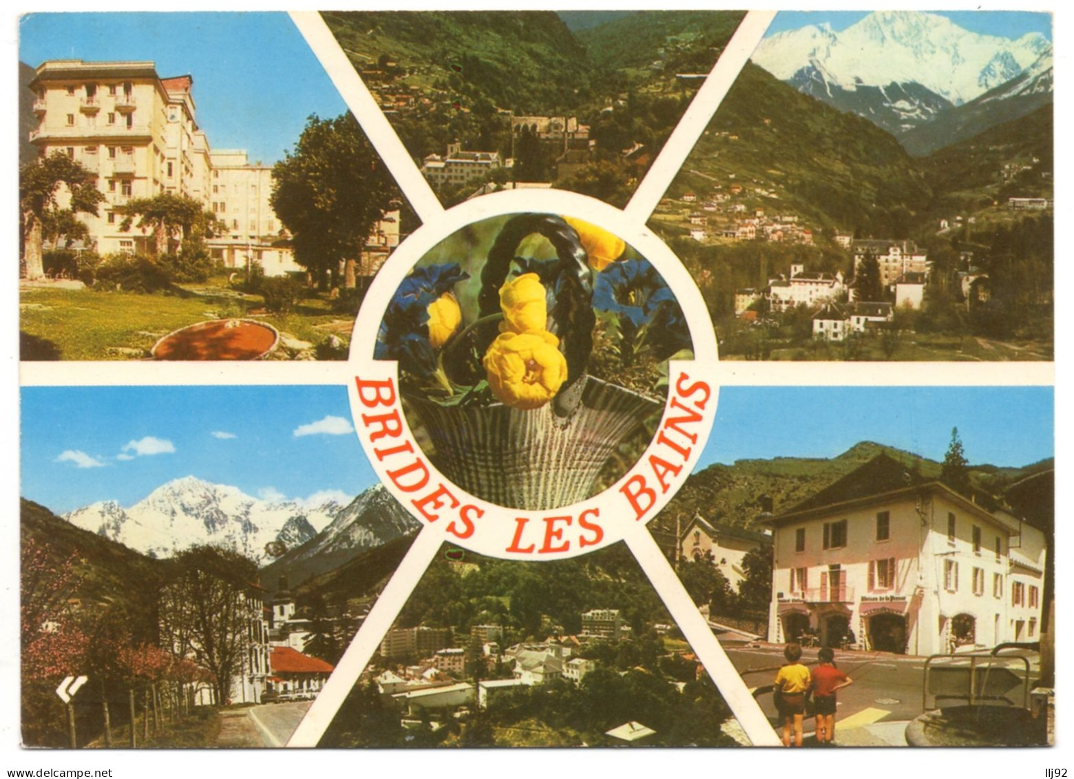 CPSM GF 73 - BRIDES LES BAINS (Savoie) - 842 S. En Arrivant Au Village Par Un Chemin D'autrefois - Brides Les Bains