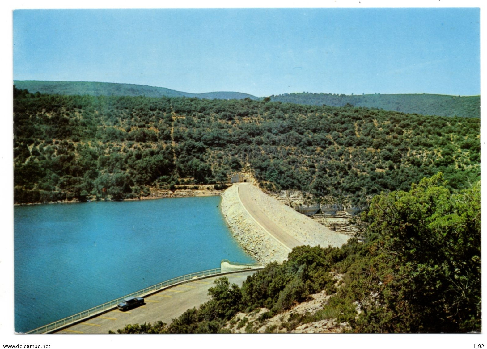 CPSM GF 04 - GREOUX LES BAINS (Alpes De Haute Provence) - Le Barrage Du Lac D'Esparron - Gréoux-les-Bains