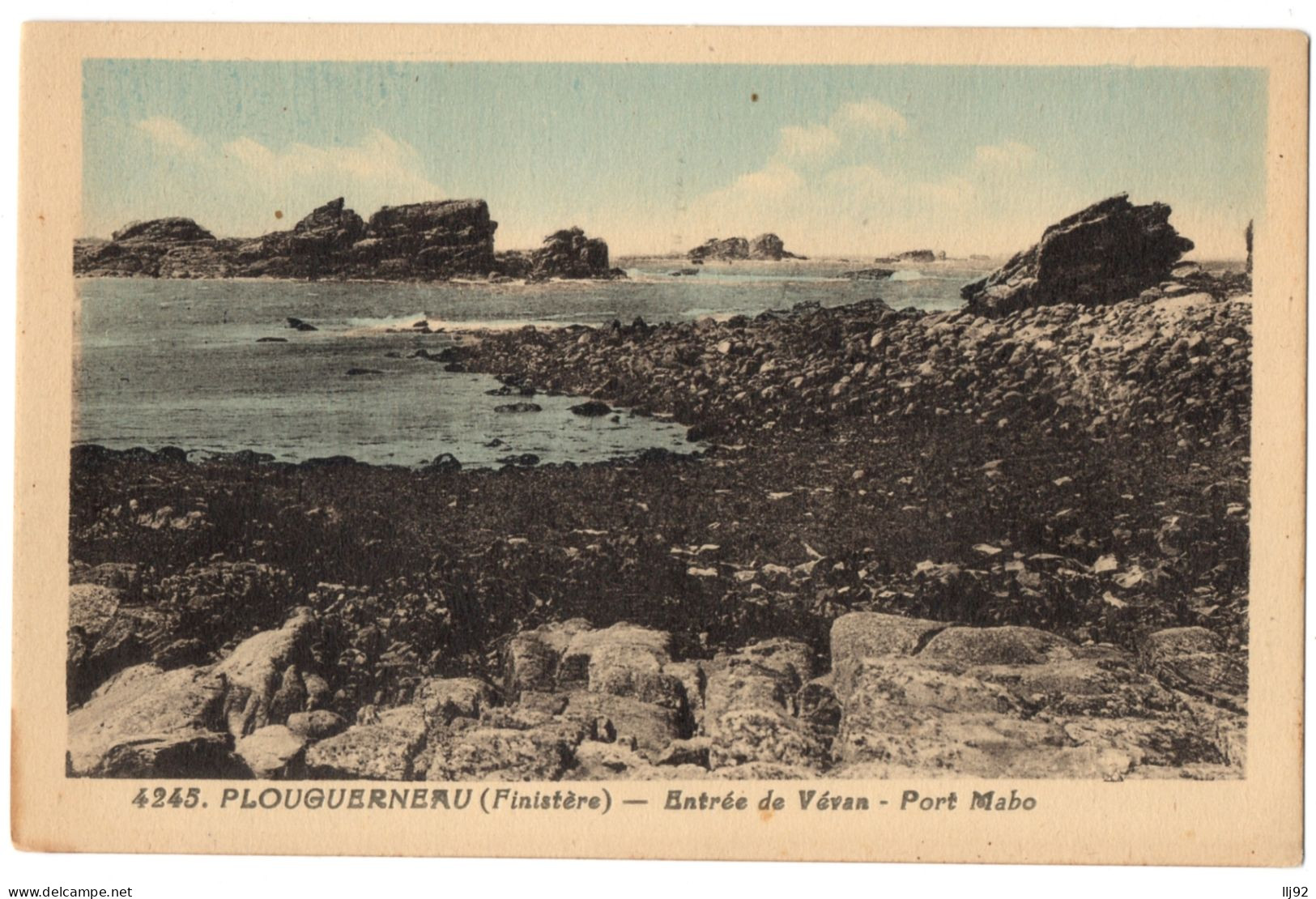 CPA 29 - PLOUGUERNEAU (Finistère) - 4245. Entrée De Vévan. Port Mabo - Plouguerneau