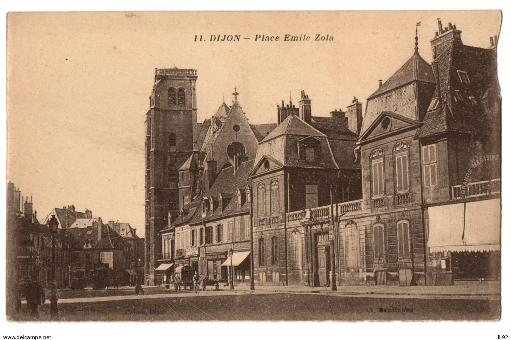 CPA 21 - DIJON (Côte D'or) - 11. Place Emile Zola - Dijon