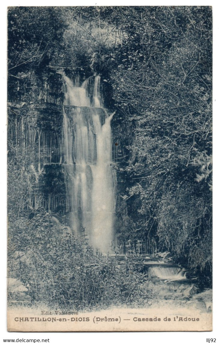 CPA 26 - CHATILLON EN DIOIS (Drôme) - Cascade De L'Adoue - Châtillon-en-Diois