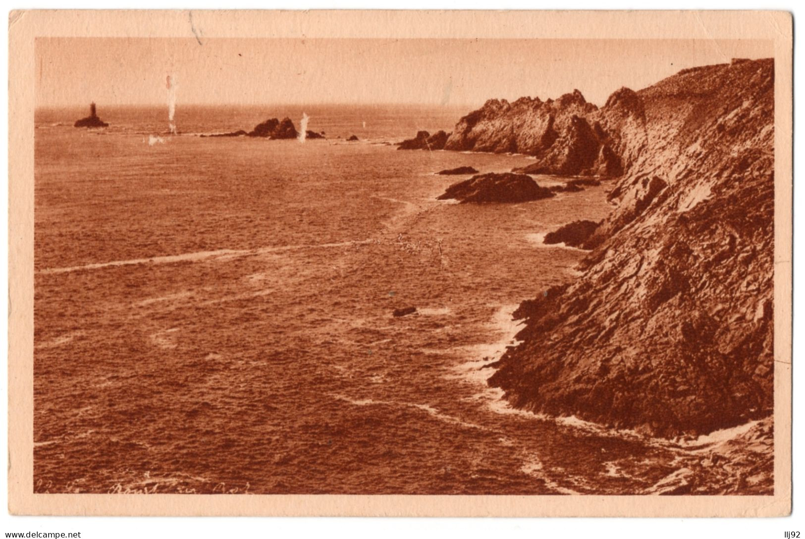 CPA 29 - LA POINTE DU RAZ (Finistère) - 22. Vue Du Sentier De Bestrée - La Pointe Du Raz