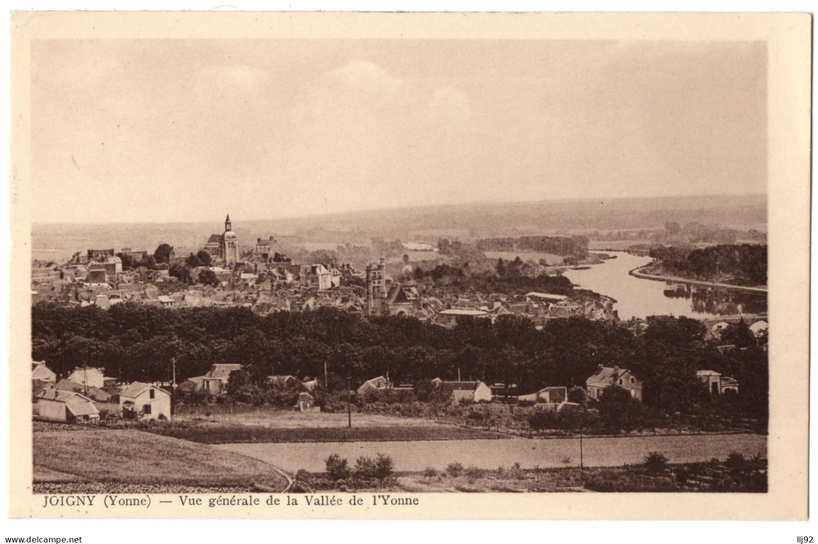 CPA 89 - JOIGNY (Yonne) -  Vue Générale De La Vallée De L'Yonne- TBE - Joigny