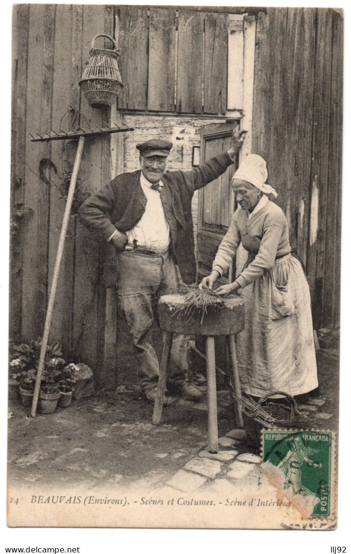 CPA 60 - BEAUVAIS (Oise) -  24. Scènes Et Costumes - Scène D'intérieur - Beauvais