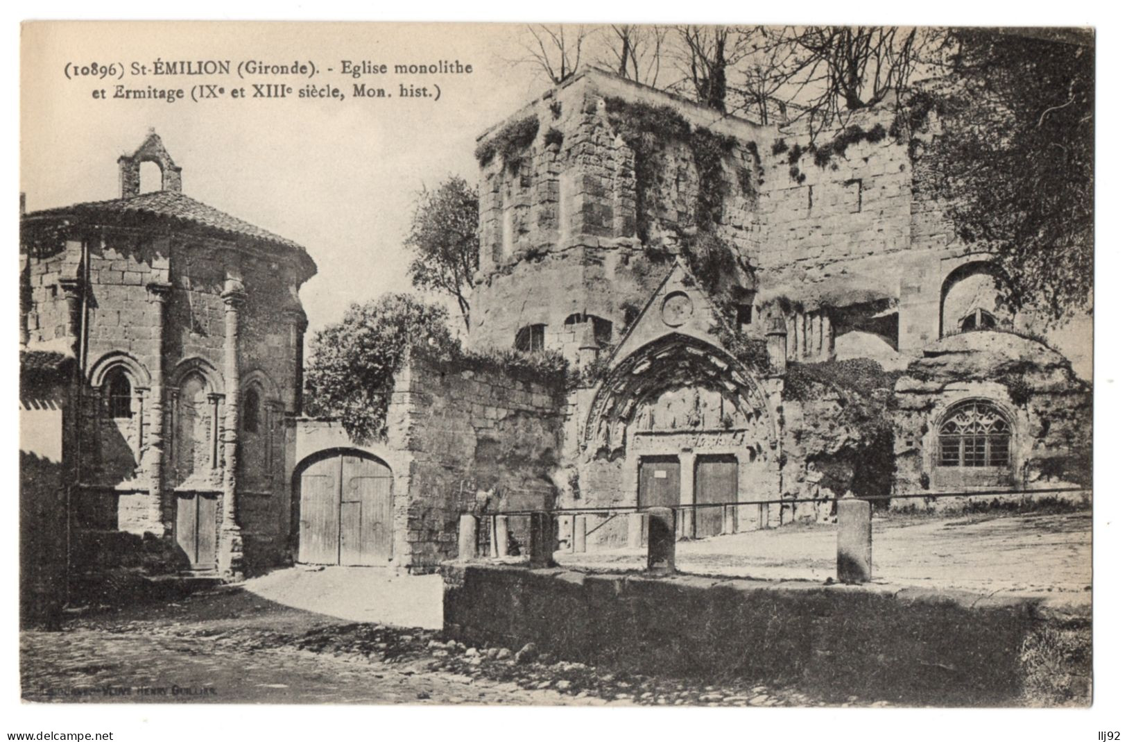 CPA 33 - SAINT-EMILION (Gironde) - 10896. Eglise Monolithe Et Ermitage - Saint-Emilion