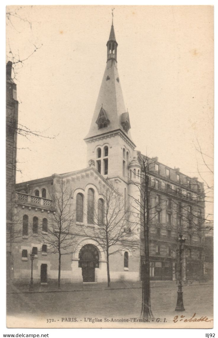 CPA 75 - PARIS 12ème - 372. L'Eglise Saint-Antoine-l'Ermite - G. I. - District 12